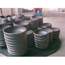 High pressure hemispherical carbon steel end exhaust pipe cap